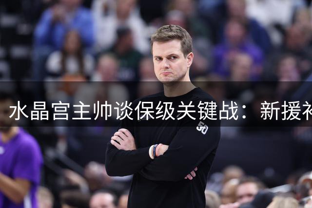 水晶宫主帅谈保级关键战：新援补强防线 攻坚曼城需把握攻防节奏